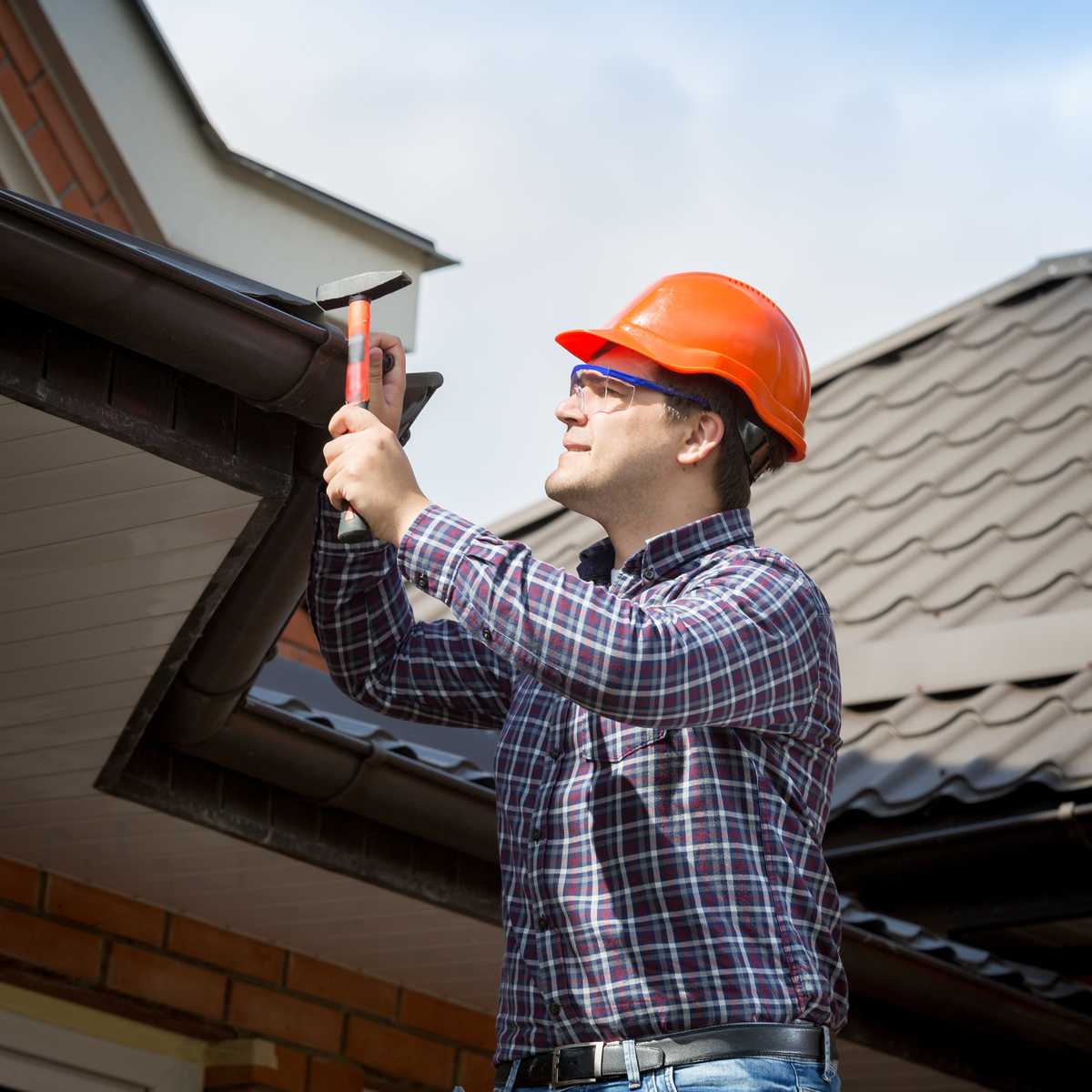 Roof Inspection Taking Place.