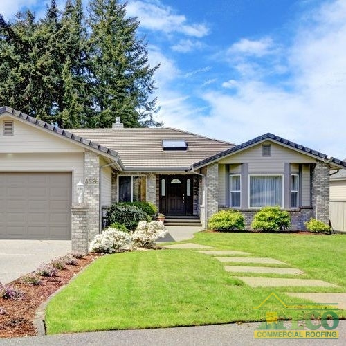 House Exterior With Porch & Garage