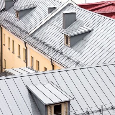 A Standing Seam Metal Roof.